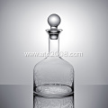 Wholesale Carved glass wine decanter container&glass cup